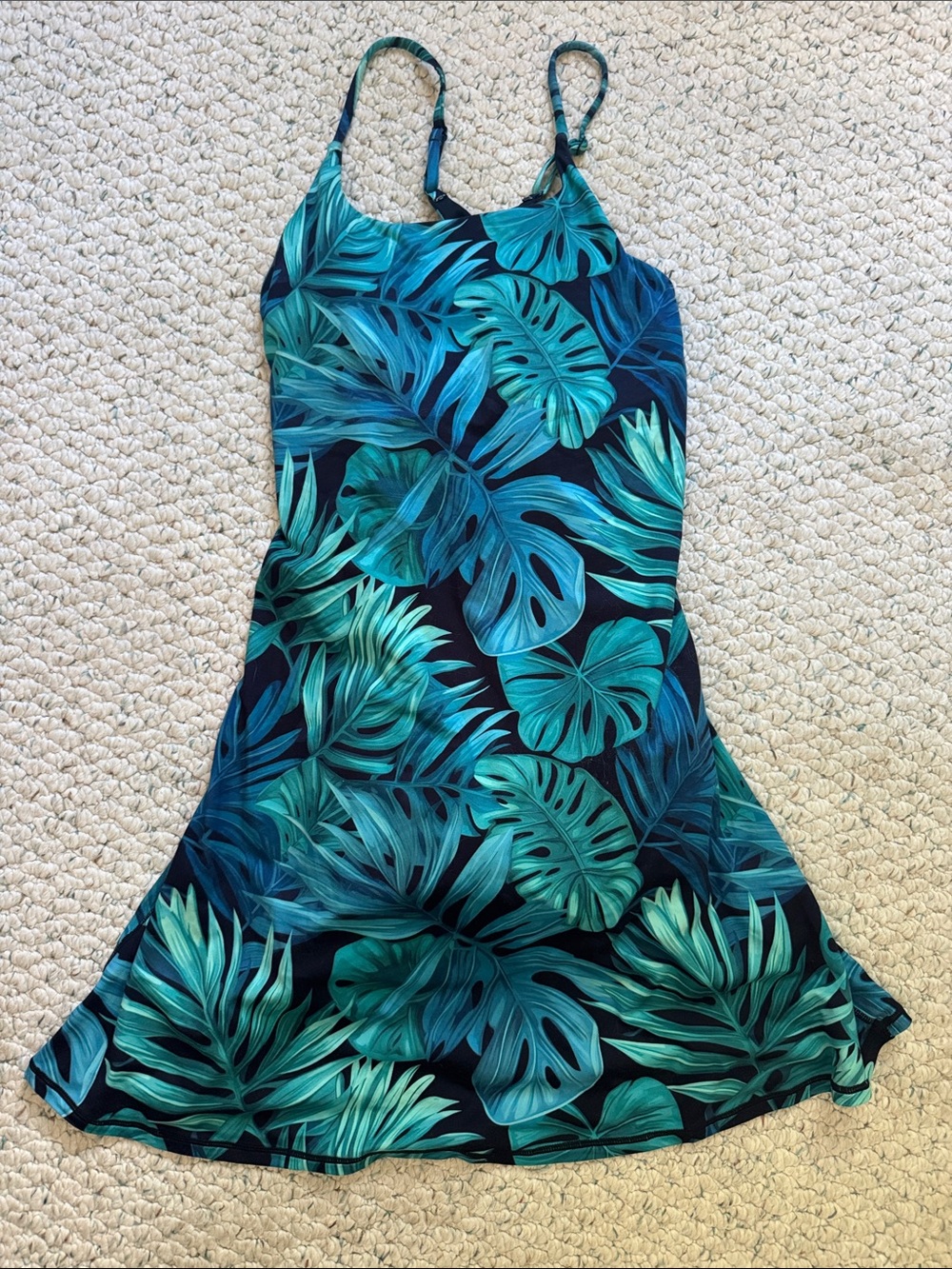 CVG Tropical Leaf Dress